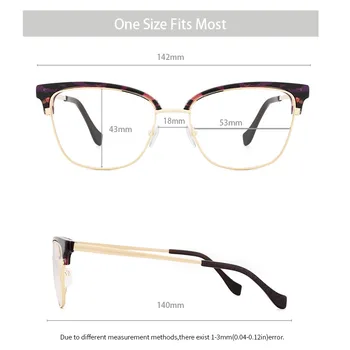 Kadın Gözlük Gözlük Çerçeveleri Moda Şeffaf Marka Tasarım Kadın Gözlük Gözlük Çerçeve Yüksek Kalite # 9003