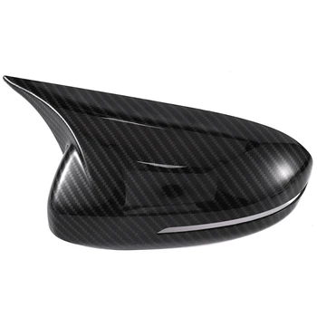 Karbon Fiber Dikiz Aynası Konut Öküz Boynuz Kapak Yan ayna kapağı Kia Optima için K5 2011-