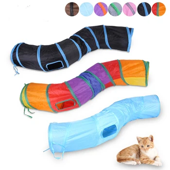 Katlanabilir Evcil kedi tüneli Komik Oyun Bulmaca Yavru Oyuncak Kediler İçin Oyunlar Gadget Ürünleri Pet Köpek Oyuncak Malzemeleri kedi tüneli
