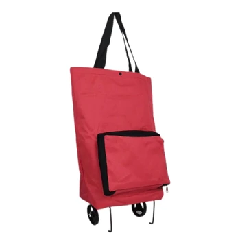 Katlanabilir tekerlekli çantalar Katlanır alışveriş çantası Tekerlekli Katlanabilir Alışveriş Sepeti tekrar kullanılabilir alışveriş poşetleri alışveriş çantası