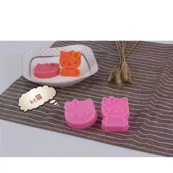 Kawaii Sanrios Hello Kitty Plastik Çerez Pişirme Kalıpları Anime Kuromi Melodi Desen Karpuz Dekor Kalıpları Kız doğum günü hediyesi