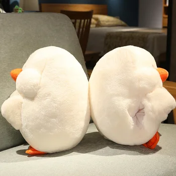 Kawaii Ördek Peluş Dolması Yumuşak Tombul Ördek Yastık El Isıtıcı Battaniye 3 in 1 şekerleme yastığı oyuncak bebekler Çocuklar Kızlar için doğum günü hediyesi