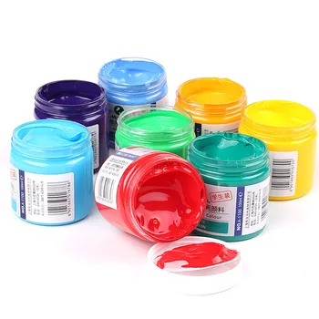 KDD 100ML Suluboya Pigment Taşınabilir Konserve Guaj Boya Pigment Acemi Çizim Su Renk Wasserfarben Sanat Malzemeleri