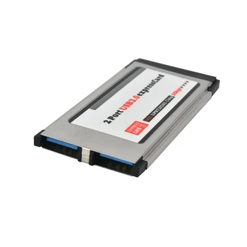 Kebidumei 2022 PCI ekspres kart Expresscard USB 3.0 2 port adaptörü 34 mm ekspres kart Dönüştürücü