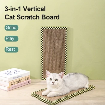 Kedi Tırmalama Tahtası Geri Dönüşümlü Karton Scratcher Pad Çok kullanımlı Kedi Tırmalama Kediler Ve Yavru Kedi Pençeleri Öğütmek Ve Korumak