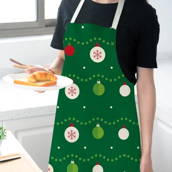 Keten Yaratıcı Noel Önlük Kolsuz Kemer Ev İşi Pişirme Aksesuarları Önlükleri Kadınlar için Delantal Limpieza Hogar