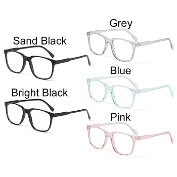 Klasik Yuvarlak Kadın Erkek Anti Mavi ışınları gözlük ışınları radyasyon Şeffaf Lens Miyopi Ultralight Gözlük optik gözlük