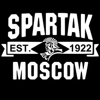 Komik Moskova Spartak Araba Sticker Pvc Kişilik Otomobil Parçaları Vücut pencere dekorasyonu Çıkartmaları Su Geçirmez ve UV Koruma