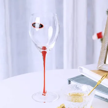 Kristal cam şarap bardakları el yapımı kadehler şampanya bardakları tatlı kız cam bardak ışık lüks ev dekorasyon aksesuarları