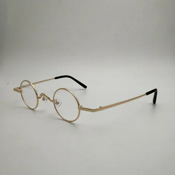 Küçük Lens Yuvarlak John Lennon Gözlük erkek kadın Altın Gümüş Siyah Optik Gözlük Retro Okuma Ayna Anti-Blu-ray Gözlük