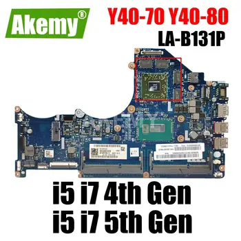 LA-B131P anakart İçin Lenovo Y40-70 Y40 - 80 Laptop anakart Anakart ile I5 I7 4th Gen 5th Gen CPU V2G GPU
