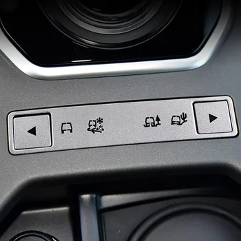 Land Rover EVOQUE 2013-2019 için Araba styling Alüminyum Araba Merkezi Konsol Modu Ayar Düğmesi Sequins Çıkartmalar Araba Aksesuarları