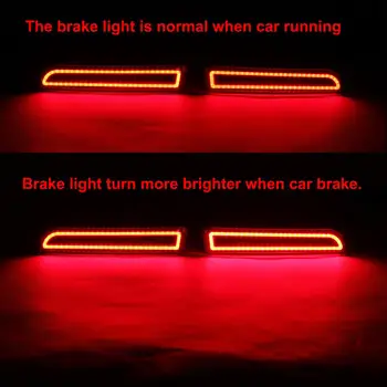 LED Arka Tampon Uyarı araba ışıkları Fren Lambası Koşu İşık Dönüş Sinyali Lambası Mitsubishi Lancer Lancer EX EVO GTS 2006-2017