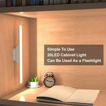 LED dolap ışığı Dokunmatik Ayarlamak için Işık Dolap Dolap Yatak Lambası Dolap Altında LED Gece Lambası Dolap Merdiven Mutfak