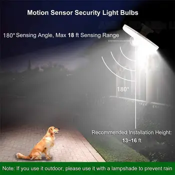 LED E27 UFO PIR Hareket sensörü tavan ışıkları PIR gece Lambası Sensörü duvar Lambaları AC220V 18W 24W 36W 50W 60Wfor Ev merdiven Koridor