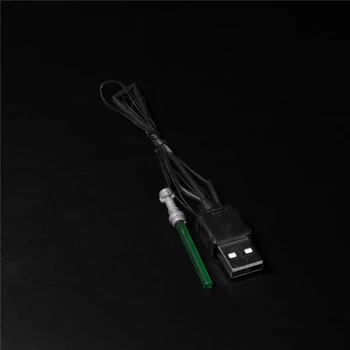 Led ışık kılıç USB portu Powered by ışık kılıç Trooper şekil blok oyuncaklar USB ışık yayan DIY ışık aksesuarı
