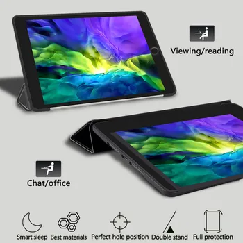 Leopar Desen Hayvan Hava 4 10.2 iPad 8th Nesil Kılıf 7th 6th Pro 11 2020 Mini 2 3 5 Kapak Silikon Pro 9.7 10.5 Hava 3