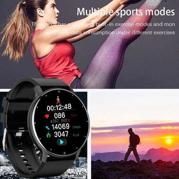 LİGE Smart İzle Erkekler IP 67 su Geçirmez Bluetooth Spor Bilek Xiaomi Huawei İçin Kan Basıncı Uyku İzleme Smartwatch Saatler