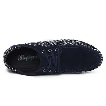 Lüks Erkekler Düz Klasik Resmi Ayakkabı Lace Up rahat ayakkabılar Nefes Erkek Loafer'lar Moccasins Ayakkabı Siyah Hombre Artı Boyutu 39-46