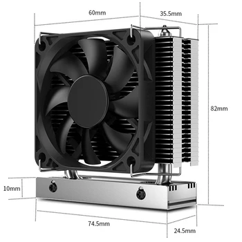 M. 2 ÜÇ M2 2280 katı hal sabit disk ısı emici 6010 Fan SSD Radyatör PCI - E 4.0 / 5.0 Alüminyum soğutucu soğutma termal ped