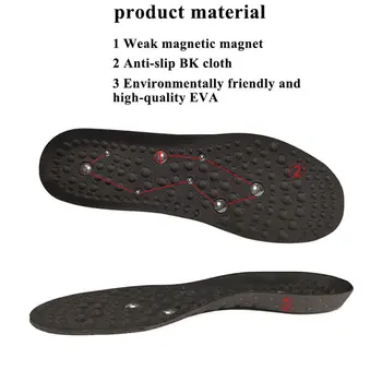 Manyetik Terapi Masaj ayakkabı tabanlığı Bellek köpük Ayak Masajı Bakım Ayakkabı Pedi Plantar Fasiit Erkek Kadın Taban Ekler Ped