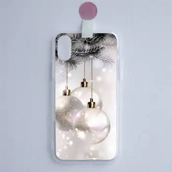 Merry Christmas kış yeni yıl hediyeleri kar tanesi telefon kılıfı Şeffaf yumuşak iphone 11 13 12 14 x xs xr pro max mini artı