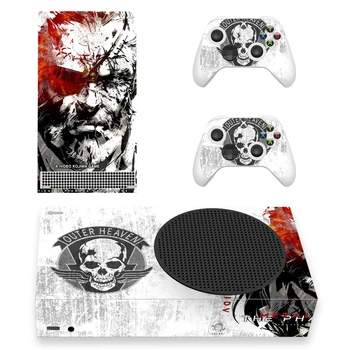 Metal Gear Solid Cilt Sticker Çıkartma Kapak Xbox Serisi S Konsolu ve 2 Kontrolörleri Xbox Serisi İnce Cilt Sticker Vinil