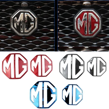 MG 6 MG ZS Araba Arka Çıkartmalar Ön Izgara Interstice Amblem Çıkartmaları Araba Styling Plastik Oto dış dekorasyon