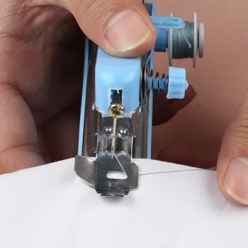 Mini dikiş makinesi Taşınabilir Manuel dikişli kumaş Kullanışlı İğne Aracı DIY Sıcak Satış dikiş makinesi s Dikiş