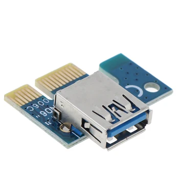 Mini PCI-E Genişletilmiş Hat Kartı Adaptörü USB 3.0 PCI-E 1X ila 16X Grafik Uzatma Kablosu pc bilgisayar Uzatma Kablosu Kaynağı