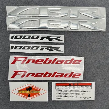 Motosiklet Kırmızı Fireblade Kazınmış Etiket Krom CBR 1000RR Vinil Çıkartmaları Honda CBR1000RR 2004-2021