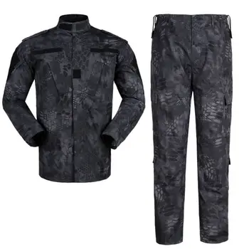 Multicamo Siyah Askeri Üniforma Swat Polis Takım Elbise Askeri Teçhizat Taktik Üniforma Açık Ordu Eğitim CS İş Gömlek Pantolon
