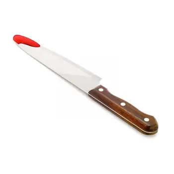 Mutfak Bıçakları İpucu Kapak Bıçak Noktası Geyik Pratik Plastik Temizle İpuçları Bıçak Kamp Bıçaklar Şakalar Kılıf T2C9
