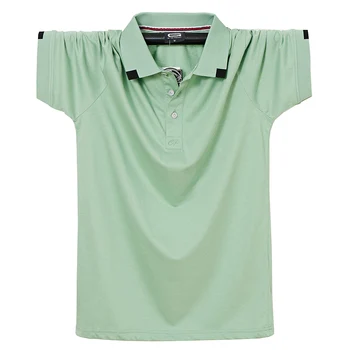 Nakış Tasarım %95 % Pamuk polo gömlekler Erkekler için Rahat Düz Renk Slim Fit Erkek Polos Yeni Yaz Moda Marka Erkek Giyim