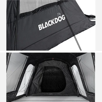 Naturehike-Blackdog Açık Tünel Çadır Kamp 1 Oda 1 oda çadırı Kamp Ekipmanları Kalınlaşma Yağmur Geçirmez PU Versiyonu yürüyüş çadırı