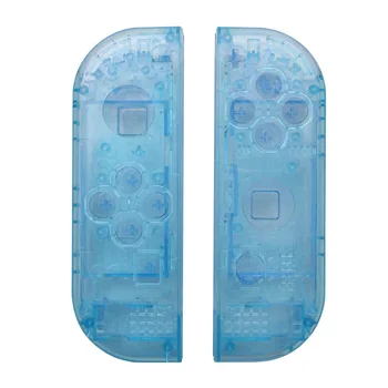 Nintendo Anahtarı NS Joy Cons Denetleyici Şeffaf Şeffaf Kabuk Plastik Konut Kapak Kılıf Yedek Parçalar W / Orta Çerçeve