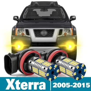 Nissan Xterra aksesuarları için 2 adet LED sis lambası 2005 2006 2007 2008 2009 2010 2011 2012 2013