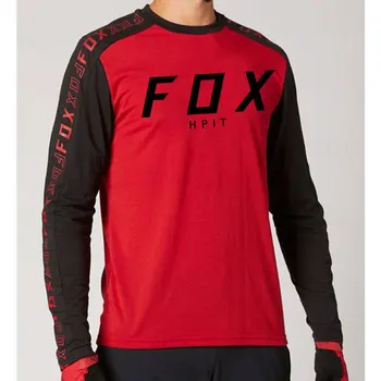 Nova camisa de motocross hpit tilki mtb yokuş aşağı mx passeio DH maillot dağ bisikleti camisa de corrida de secagem rápida 2021