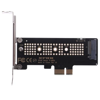 NVMe PCIe M. 2 NGFF ssd'den PCIe x1 adaptör kartına PCIe x1'den M. 2 kartına braket ile