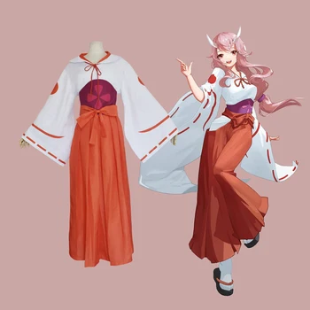 O Zaman Var Reincarnated Olarak Balçık Shuna Cosplay Kostümleri Kimono Pelerin Üst Uzun Etek Kadın Üniforma Cadılar Bayramı Kostümleri