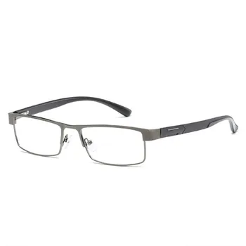 Okuma gözlüğü Erkekler Titanyum Alaşımlı Küresel Olmayan 12 Katmanlı Kaplamalı Lensler Iş Hipermetrop Reçete Gözlük + 1.0 İla + 4.0