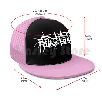 Olarak kan çalışır siyah beyzbol şapkası ayarlanabilir Snapback şapka Hip Hop grubu Metal grubu