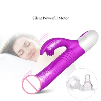 OLO Teleskopik Yapay Penis Vibratör Çift Dil Yalama G Noktası Seks Oyuncakları Kadınlar için Erotik Yetişkin Ürünleri Klitoris Stimülatörü 10 Hız