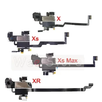 Orijinal Hoparlör iPhone X Xs 11 12 Pro Max XR Yakınlık Sensörü Ses Kulaklık Hoparlör Flex Kablo Telefon Parçaları