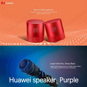 Orijinal Huawei Mini hoparlör kablosuz bluetooth 4.2 Stereo Bas Ses Eller Ser Nova IP54 Su Geçirmez Hoparlör