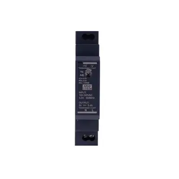 Orijinal Ortalama Kuyu HDR-15-5 DC 5 V 2.4 A 12 W meanwell Ultra İnce Adım Şekli DIN Ray Güç Kaynağı