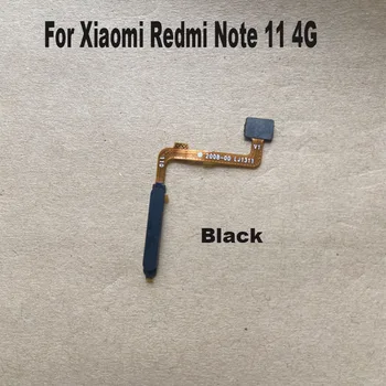 Orijinal Xiaomi Redmi İçin Not 11 4G Ev Düğmesi Menü Parmak İzi Sensörü Dokunmatik KİMLİK Tarayıcı Şerit Bağlayıcı Flex Kablo 21121119SC