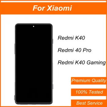 Orijinal Yenilenmiş AMOLED Ekran Xiaomi Redmi İçin K40 Pro dokunmatik LCD ekran Digitizer Redmi İçin K40 Oyun LCD Değiştirme