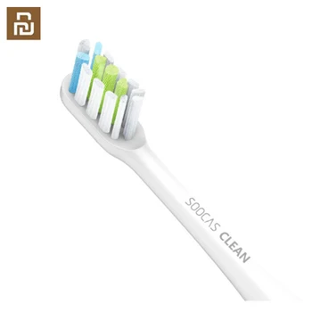 Orijinal YOUPİN 2 ADET SOOCAS Yedek diş fırçası başı için SOOCAS / SOOCARE X3 Mi Ev APP Kontrolü Bluetooth Diş Fırçası