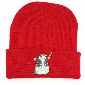 Pamuk Penguen Hayvan Nakış Kalınlaşmak Örme Şapka Kış Sıcak Şapka Skullies Kap Bere Şapka Erkekler ve Kadınlar için 384